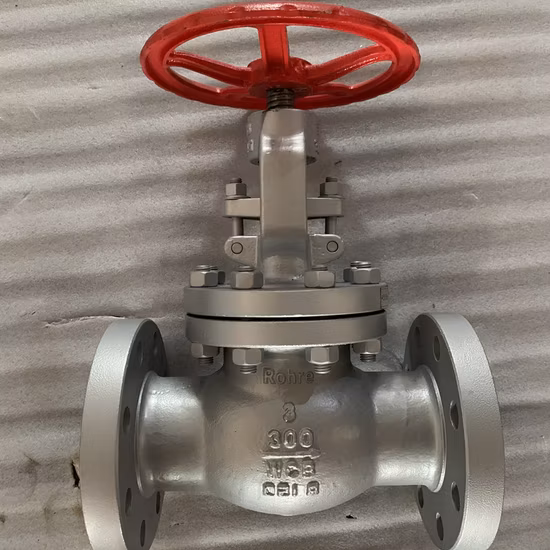Estándar API ASME B16.34 Fabricantes de válvulas de globo Wcb 150lb300lb
