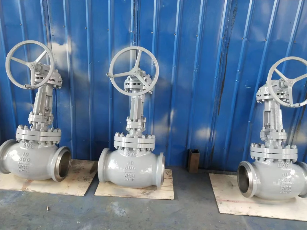 API Carbon Steel Wcb Stainless Steel CF8 CF8m Flanged End Globe Valve