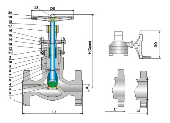 Cast Steel Pressure Seal Gate Valve