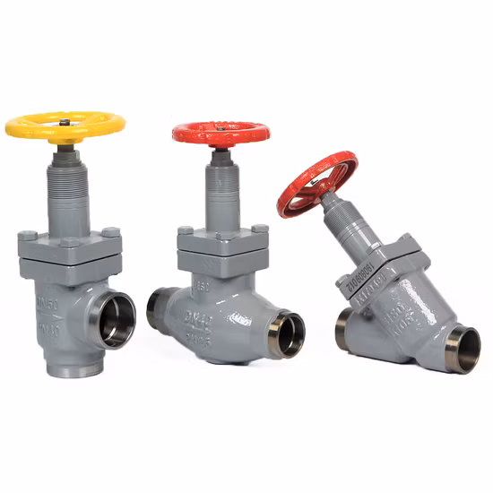 Standard Welded J64f Ammonia Angle Cast Steel Globe Valve